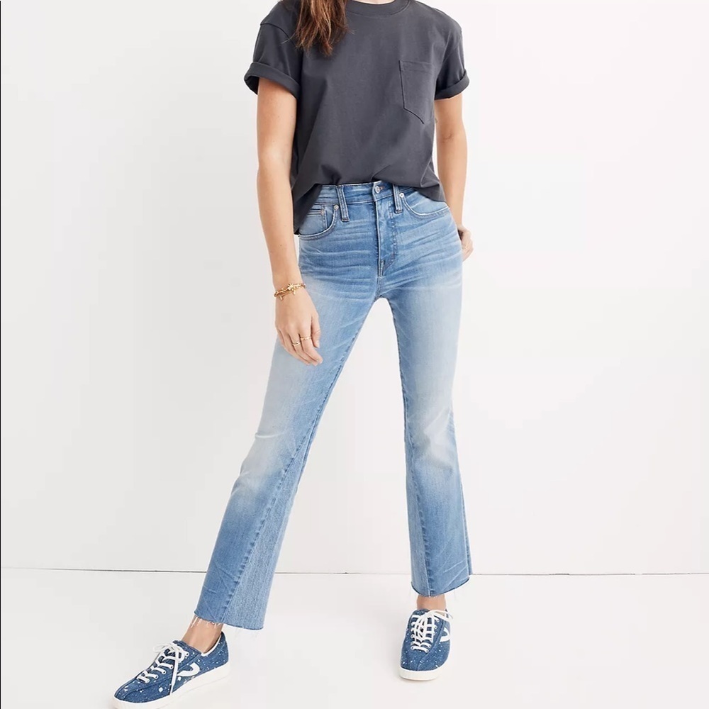 Madewell Cali Demi‎ Boot Jeans in Inset Edition Size 24